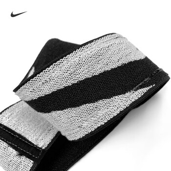 耐克（NIKE）运动吸导汗束发头带巾护额头箍跑步黑白N1000579010OS/DA7022-010