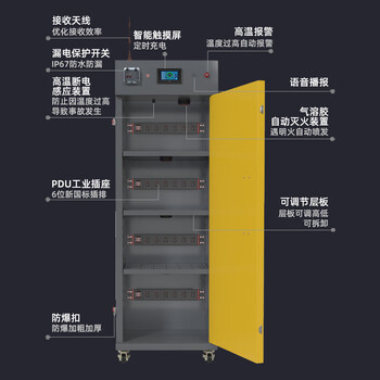 京安华防爆充电柜 锂电池/蓄电池防火安全柜电瓶存储柜 4G物联ZN-02D4G 京安华防爆充电柜 锂电池/蓄电池防火安全柜电瓶存储柜 4G物联ZN-02D4G