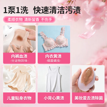 妇炎洁 内衣洗衣液内衣裤专用洗内裤液除菌清洗液220ml*1瓶本草鸢尾花香