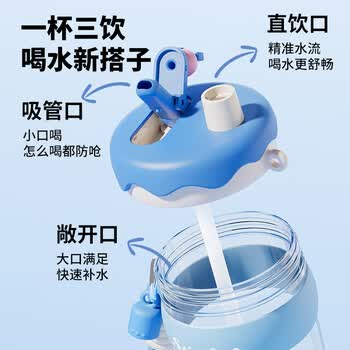 迪士尼吸管杯子学生儿童水杯女士夏季Tritan塑料便携耐高温 600mL史迪奇 迪士尼吸管杯子学生儿童水杯女士夏季Tritan塑料便携耐高温 600mL史迪奇