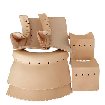 施奥德 台球桌皮口套装 牛皮桌球袋口棉网袋口 皮口*6网兜*6