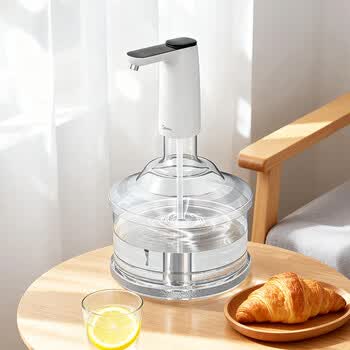 美的（Midea）上水器 饮水机家用 桶装水抽水器 电动压水器 租房推荐 宿舍水桶 抽水泵器QT001【食品级材质】