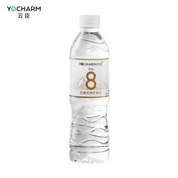 云臣（Yocharm）长白山天然矿泉水饮用水550ml*12瓶弱碱性含偏硅酸PH8.0+日常补水