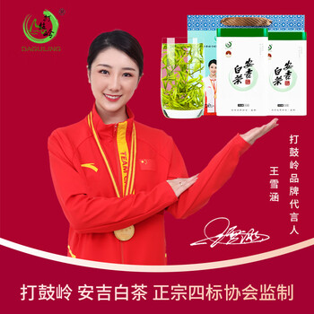 打鼓岭茶叶绿茶正宗安吉白茶新茶春茶雨前实惠款200g嫩芽原产自己喝送人