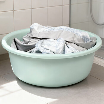 福爱家洗脸盆特大45cm洗菜盆塑料洗衣盆洗澡洗脚盆塑料脸盆泡脚盆1只装