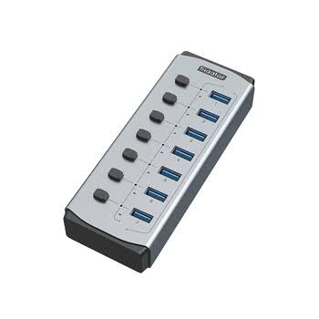 西普莱（SIPOLAR）USB3.0拓展坞集线器七口独立供电36W多接口扩展器HUB分线器延长线转换器笔记本配件电脑FS-801