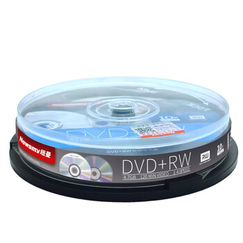 纽曼（Newsmy）DVD+RW光盘 刻录光盘 光碟 可擦写空白光盘 4速4.7G台产 10片装