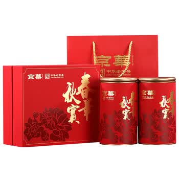 京华茉莉花茶特级浓香型春华秋实茶叶礼盒端午节送长辈380g