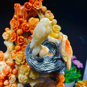 寿山石雕刻摆件价格报价行情- 京东