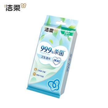 洁柔绿茶新语湿巾10片