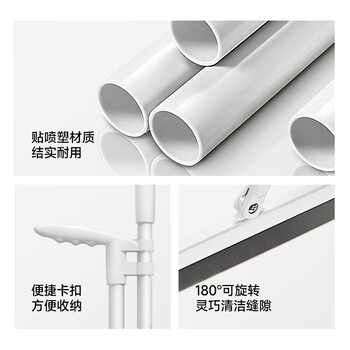 五月花扫把簸箕套装魔术扫把三件套刮水器地刮板站立梳齿型扫帚大扫除