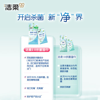洁柔绿茶新语湿巾10片