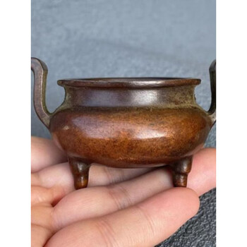 宣字款铜香炉价格报价行情- 京东