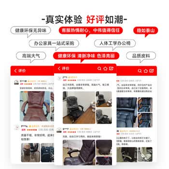 中伟（ZHONGWEI）电脑椅午休椅办公椅子老板椅可躺升降座椅人体工学椅-棕色