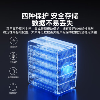 阿卡西斯（acasis）硬盘柜磁盘阵列五盘位硬盘盒【带RAID】存储外置硬盘仓2.5/3.5英寸通用SATA串口机械硬盘EC-7355