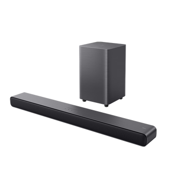 TCLS55H 回音壁音响杜比全景声DTS Virtual:X 220W大功率独立重低音家庭影院蓝牙智能音箱+低音炮套装