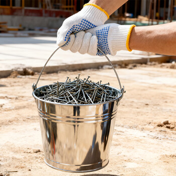 千嘉迪手套工作劳保手套防滑点胶耐磨线手套点塑加厚涂胶手套工地工作男女12双