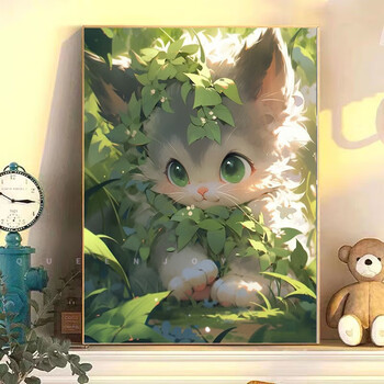油画小猫价格及图片表- 京东