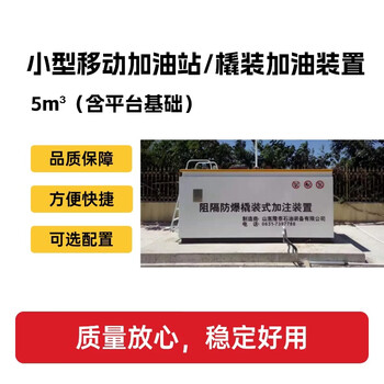 隆泰 小型移动加油站/橇装加油装置（含平台基础）5立���米 1套