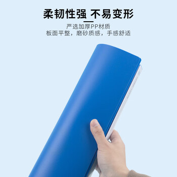 广博(GuangBo)12只装PP单强力A4文件夹板/资料夹/档案夹 锐文A2081