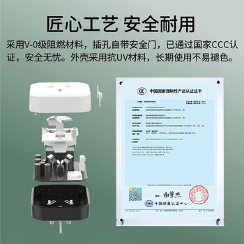 电小酷智能插座 语音控制 接入米家 10A插座联动家电 智能插头 定时开关加湿器/电脑/蚊香液 CP1