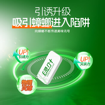 绿叶蟑螂粘板捕蟑螂屋10片/盒新配方引诱剂2130ZZ