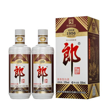 最終値下げ　封印未開封　郎　白酒 53% 500ml 赤色パッケージ 老郎酒53度500ml新款- 老郎酒53度500ml2021年新款- 京东