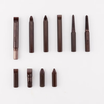 冰禹BJ-934 S2断螺丝取出器 冲击螺丝批正反螺丝刀 冲击改锥 12件套