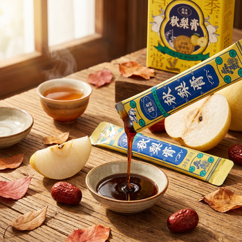 豫园老城隍庙180克原味秋梨膏(12条装) 0添加剂红枣冲饮雪梨膏上海