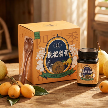 豫园老城隍庙250g枇杷梨膏礼盒 上海伴手礼 无添加剂天然冲泡即食饮品