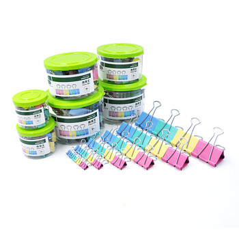 三木(SUNWOOD)效率王系列 24只41mm 2#彩色长尾夹/金属票据夹/燕尾夹 P16-2 三木(SUNWOOD)效率王系列 24只41mm 2#彩色长尾夹/金属票据夹/燕尾夹 P16-2