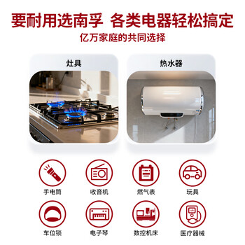 南孚1号碱性电池2粒 大号电池 适用于热水器/煤气燃气灶/手电筒/电子琴/挂钟等 LR20-2B