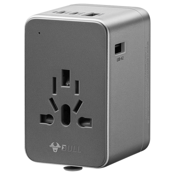 公牛（BULL）67W快充USB多国插座转换插头/出国旅行出差留学超功率保护插头欧标美标澳标英标GN-L10U67