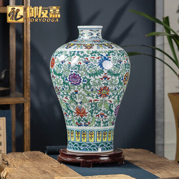 斗彩花瓶图片- 京东