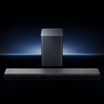 TCLS55H 回音壁音响杜比全景声DTS Virtual:X 220W大功率独立重低音家庭影院蓝牙智能音箱+低音炮套装