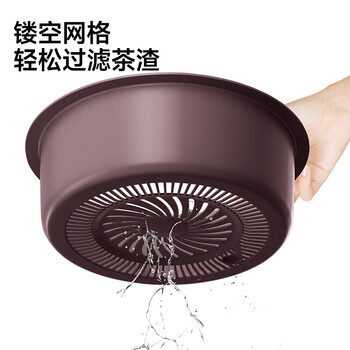 五月花茶水桶9L干湿分离茶渣桶加厚废水桶茶盘排水桶茶叶不带排水管