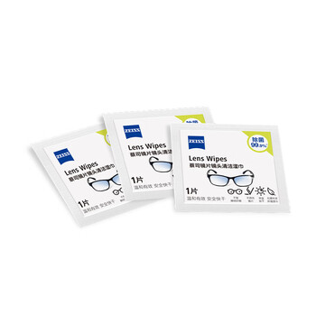 蔡司（ZEISS）镜片清洁 眼镜湿巾 镜头清洁 擦镜纸 擦眼镜 清洁湿巾 6片装
