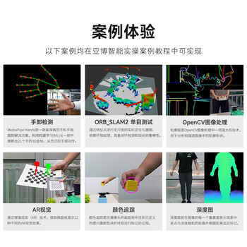 亚博智能（YahBoom）3D视觉双目摄像头ROS2机器人安思疆Nuwa-HP60C深度相机智能小车