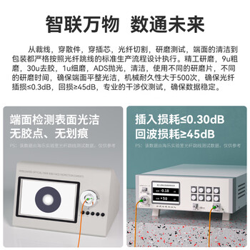 HAILE海乐 千兆多模光纤跳线 OM1双芯SC-ST 62.5/125 收发器尾纤3米 HJ-2SC-ST-M3