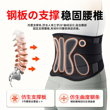 ZEAMO医用级自发热护腰保暖腰部支撑腰间盘突出劳损护腰带加热理疗热敷