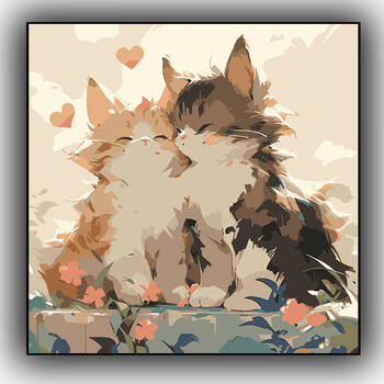 猫咪油画图片- 京东