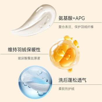 D.SIIS迪艾澌羽绒服蓬松洗涤剂专用清洗剂清洁剂洗衣液500ml去污护绒