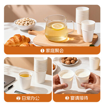 瑞惠佳品一次性杯子纸杯 加厚家用茶水杯商用咖啡杯200ml*1000只箱装0067A 瑞惠佳品一次性杯子纸杯 加厚家用茶水杯商用咖啡杯200ml*1000只箱装0067A
