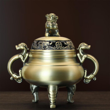 宣德款铜香炉价格报价行情- 京东