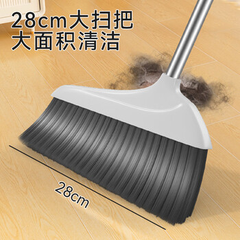 利临扫把扫把簸箕两件套刮齿不沾发笤帚扫帚簸箕套装家用大扫除
