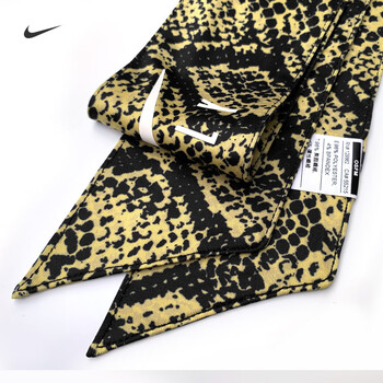 耐克（NIKE）开放头带吸汗发带头巾绑带式运动DJ7806-725黑黄N1003339725OS