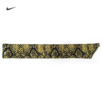 耐克（NIKE）开放头带吸汗发带头巾绑带式运动DJ7806-725黑黄N1003339725OS