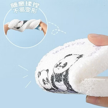 美丽雅木浆棉3片宝宝洗碗海绵百洁布婴儿洗碗布刷碗不易沾油吸水去油污 美丽雅木浆棉3片宝宝洗碗海绵百洁布婴儿洗碗布刷碗不易沾油吸水去油污