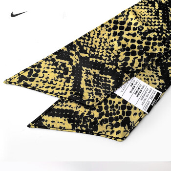 耐克（NIKE）开放头带吸汗发带头巾绑带式运动DJ7806-725黑黄N1003339725OS