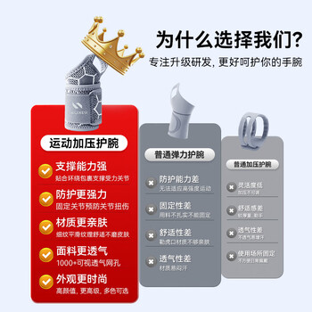 耐力克斯（NAILEKESI N）羽毛球专用护腕带腱鞘炎tfcc运动手腕劳损套扭伤加压夏季护具